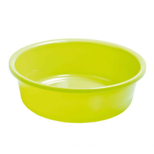 DEM LINEA UNICA CATINO ROTONDO diam.35cm x h 11cm, Lt.7, colore lime