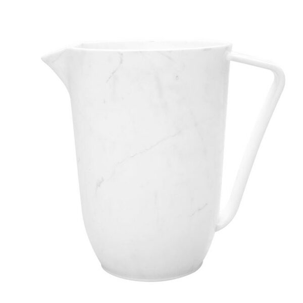 Caraffa graduata Ø 13-19 x h 21 cm - Lt. 1,5 marmo rosa, verde e blu