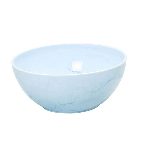 Insalatiera Ø 20 x h 8,5 cm - Lt. 1,5 marmo rosa, verde e blu