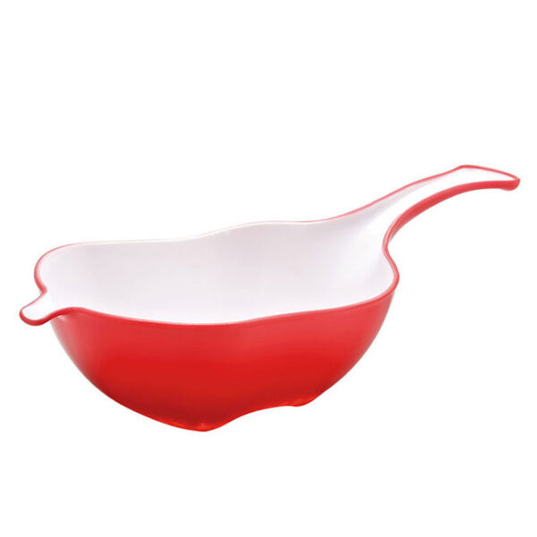 PICASSO - Colariso con manico 18,5 x 18 x h 8 cm. colori assortiti, rosso, arancione, giallo, verde, azzurro, blu